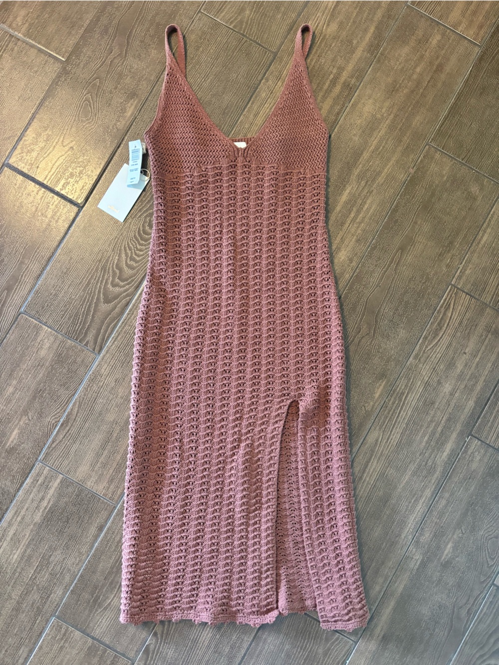Aritzia Wilfred Evie Midi Dress (Mocha Sorbet) 2XS